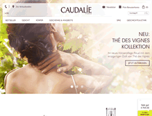 Tablet Screenshot of de.caudalie.com